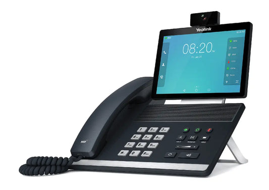 Yealink VP59 Smart Video IP Phone, 16 VoIP Accounts. 8-Inch Adjustable Color Touch Screen