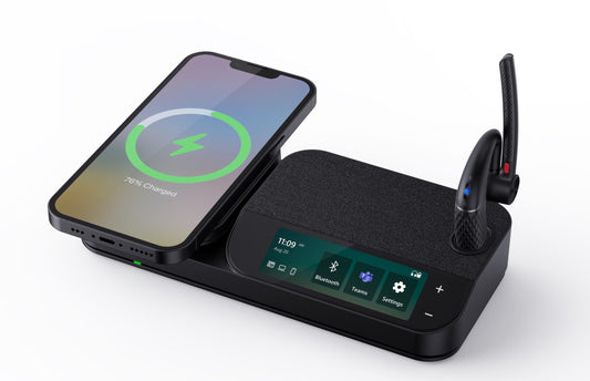 Yealink BH71 WORKSTATION Bluetooth Headset with Wireless Charger